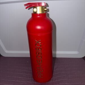 Piper Heidsieck Red & Gold Extinguisher Empty Wine Champagne Case tin RARE